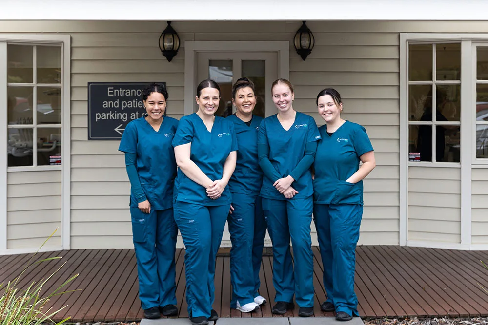 The Smile Place reception and dental nursing team