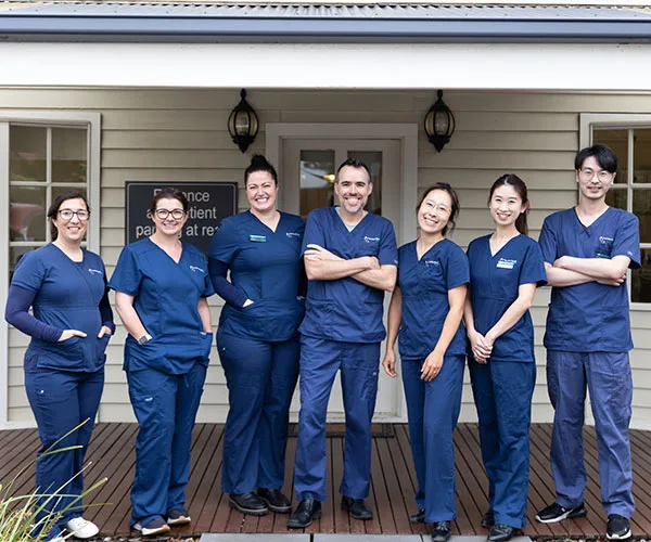 The dental team pictured on The Smile Place About Us page